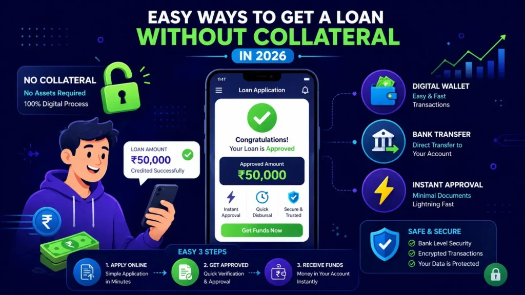 Easy Ways To Get A Loan Without Collateral In 2026